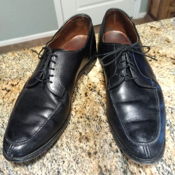 Allen Edmonds Lasalle Black Leather Dress Comfort Oxfords Men\'s Size 12 D main image 7